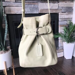 Coach Vintage Soho Buckle Belted Pouch Crossbody Purse, Green, Rare, 4156